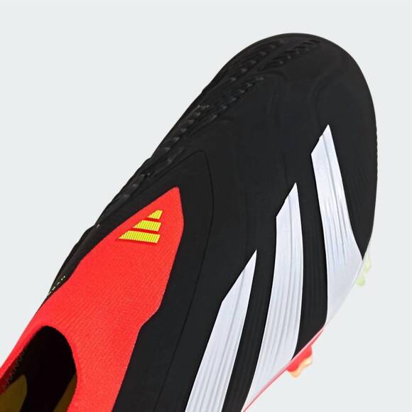 NEW ADIDAS men\'s predator elite laceless firm ground soccer cleats shoe in black